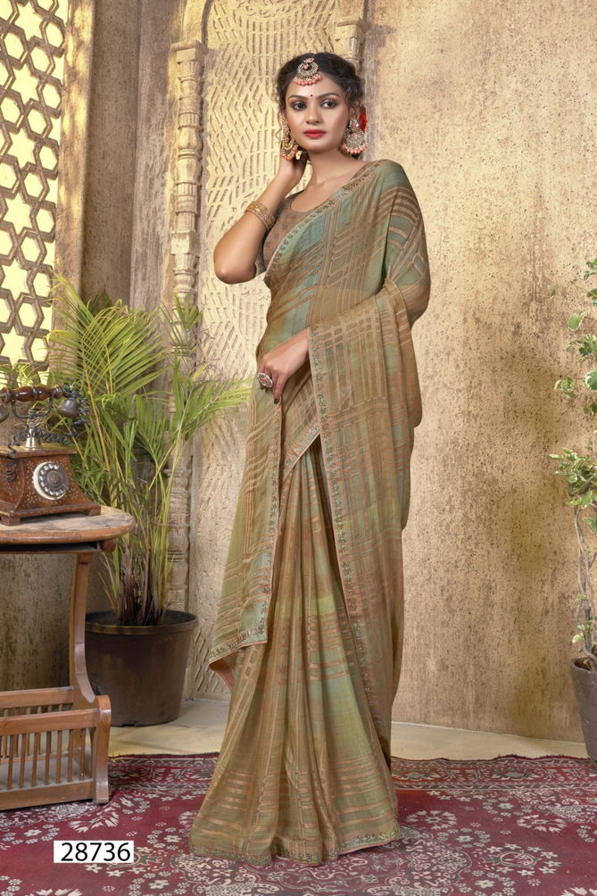 Amolika By Vallabhi Swarovski Brasso Printed Sarees Wholesale Shop In Surat